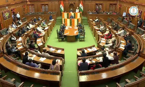 Arvind Kejriwal-led AAP Govt Wins Trust Vote with 54 MLAs Support Arvind Kejriwal-led AAP Govt Wins Trust Vote with 54 MLAs Support