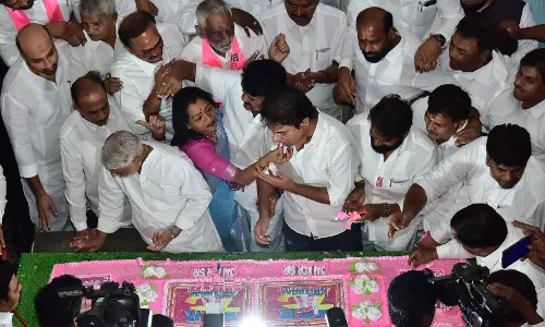 BRS Celebrates KCRs 70th Birthday