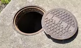 4 Decamp with Manhole Covers on Gun Park Road