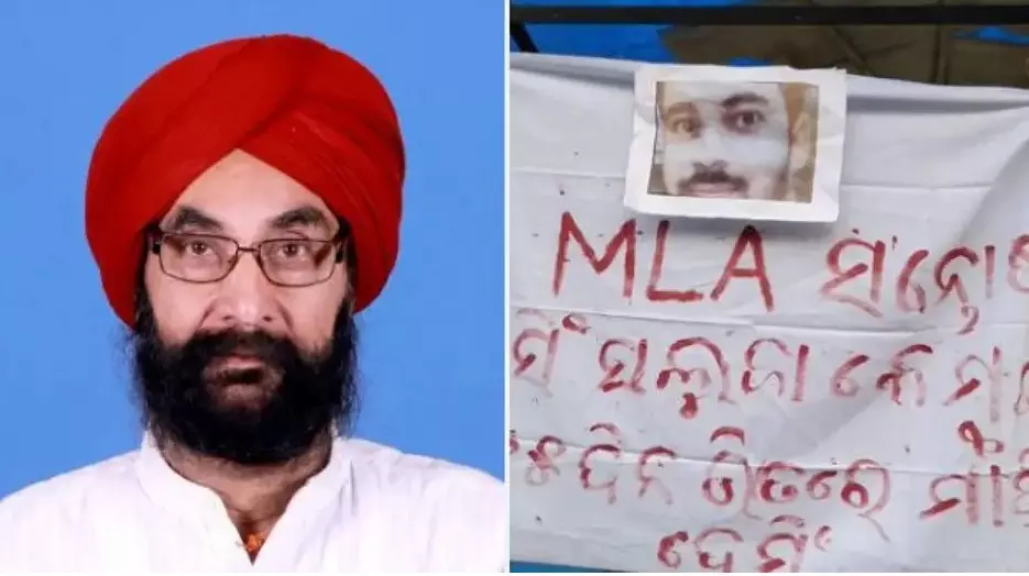 Death threat posters against Congress MLA Santosh Singh Saluja in Odisha