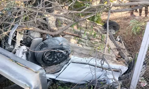 Hyderabad ORR Accident Today; One Dead