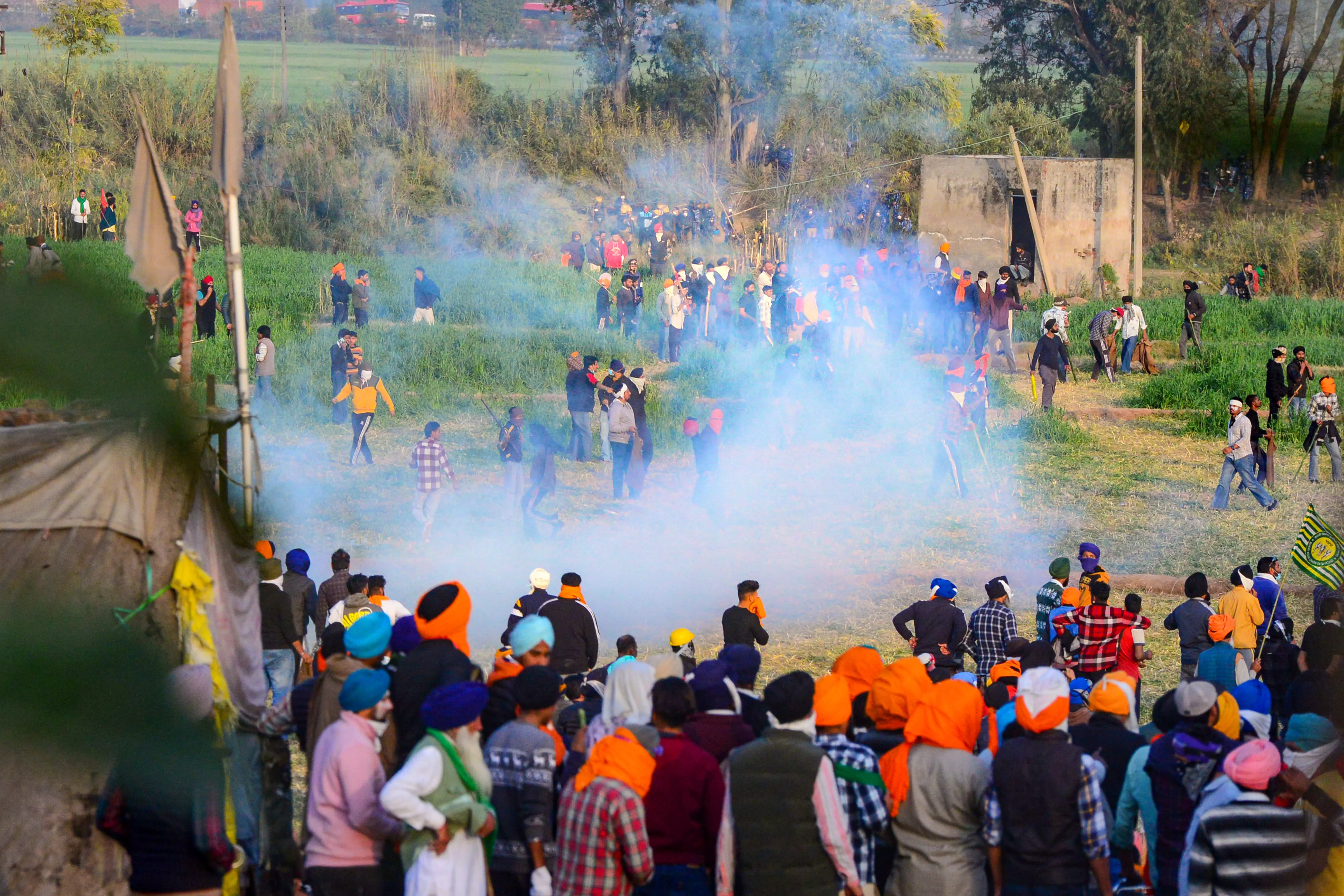 Delhi Chalo Farmer Protest Intensifies After Clash at Punjab-Haryana Border