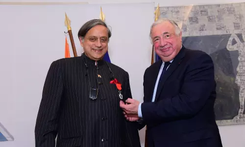 France confers Shashi Tharoor with highest civilian honour
