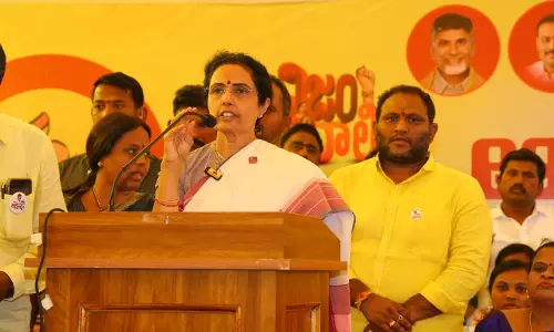 TD chief’s wife asks voters if they would prefer her over Naidu, sparks controversy