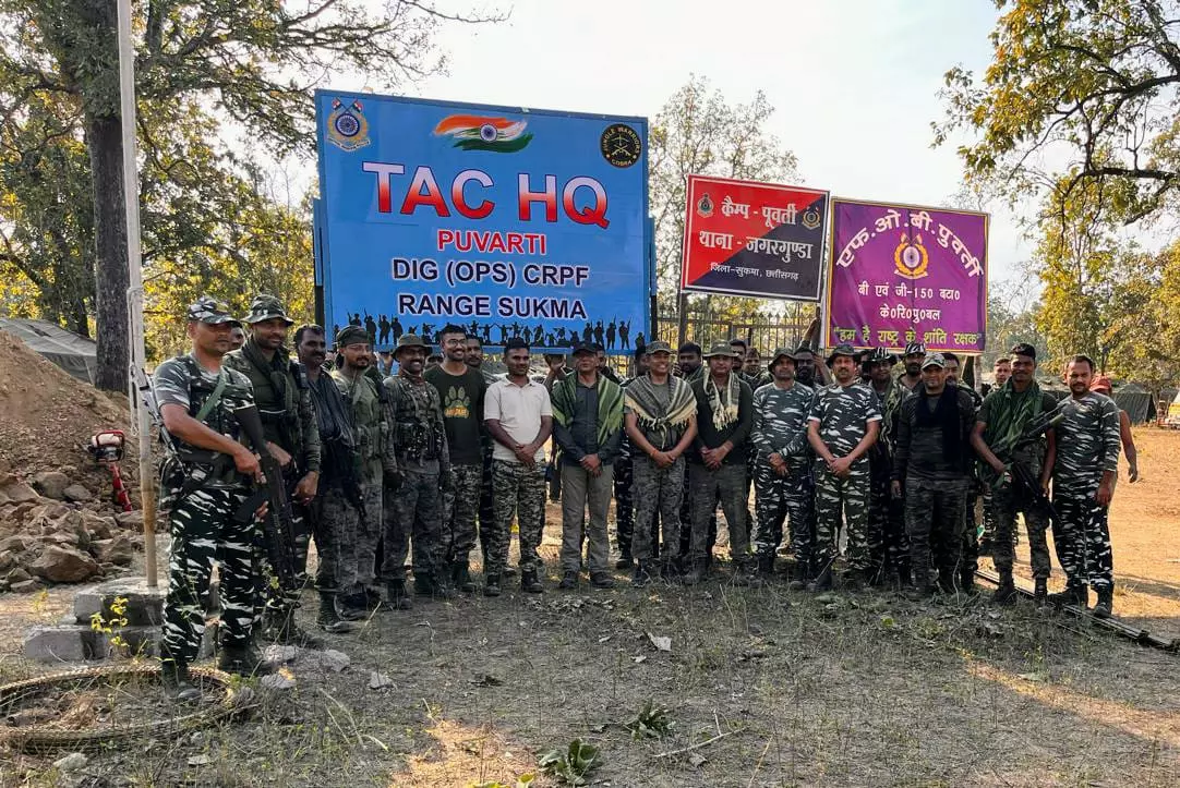 Security Forces Seize Naxal Stronghold Puvarthi in Bastar Security Forces Seize Naxal Stronghold Puvarthi in Bastar