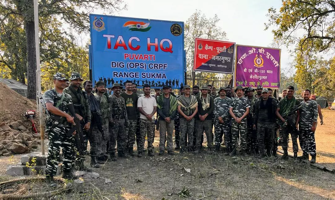 Security Forces Seize Naxal Stronghold Puvarthi in Bastar