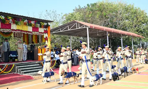 Telangana Police Canine Force Showcases Skills