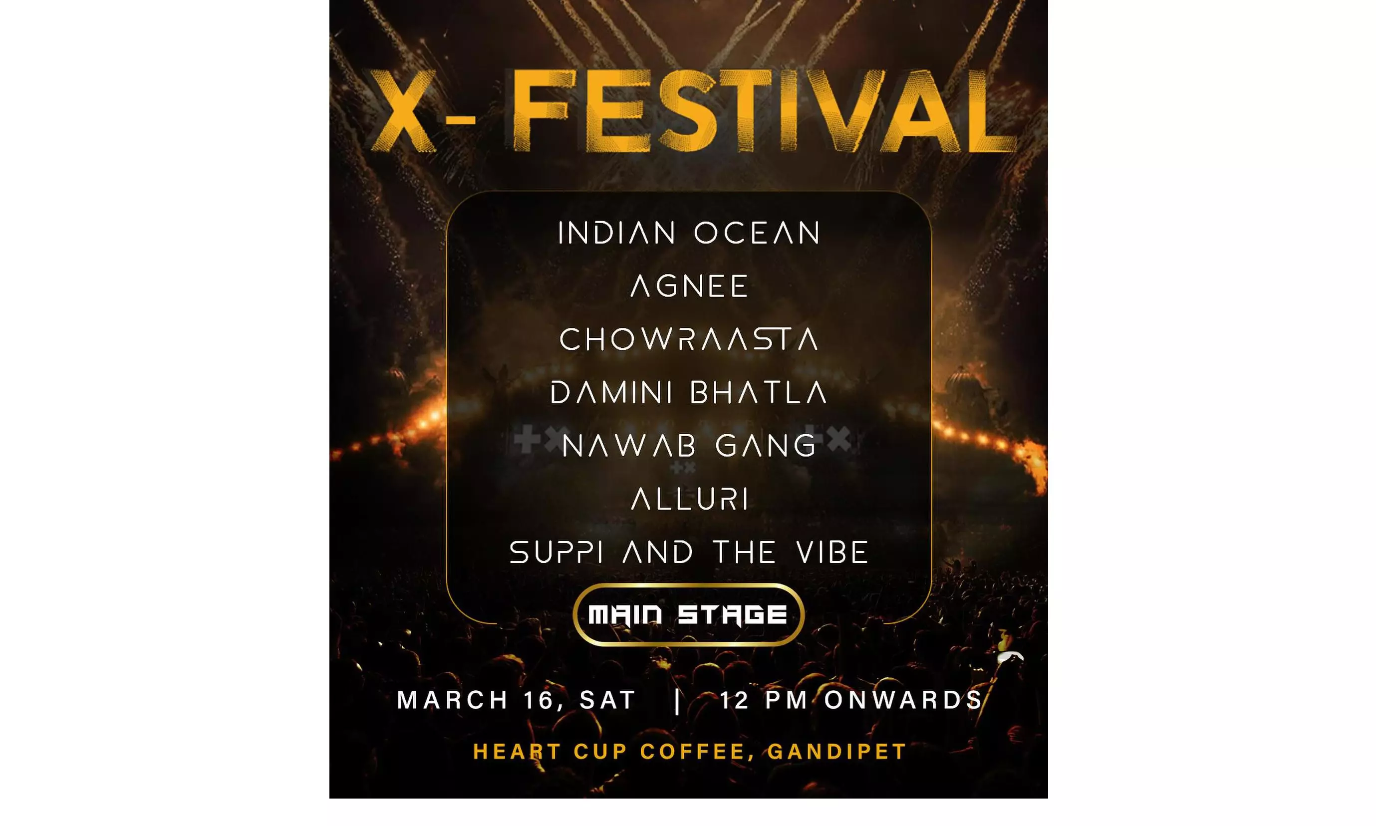 X-Festival To Debut in Hyderabad City on March 16