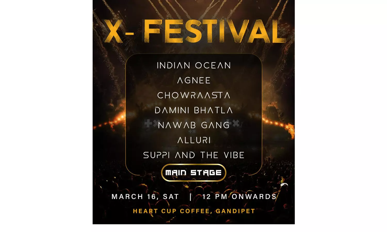 X-Festival To Debut in Hyderabad City on March 16