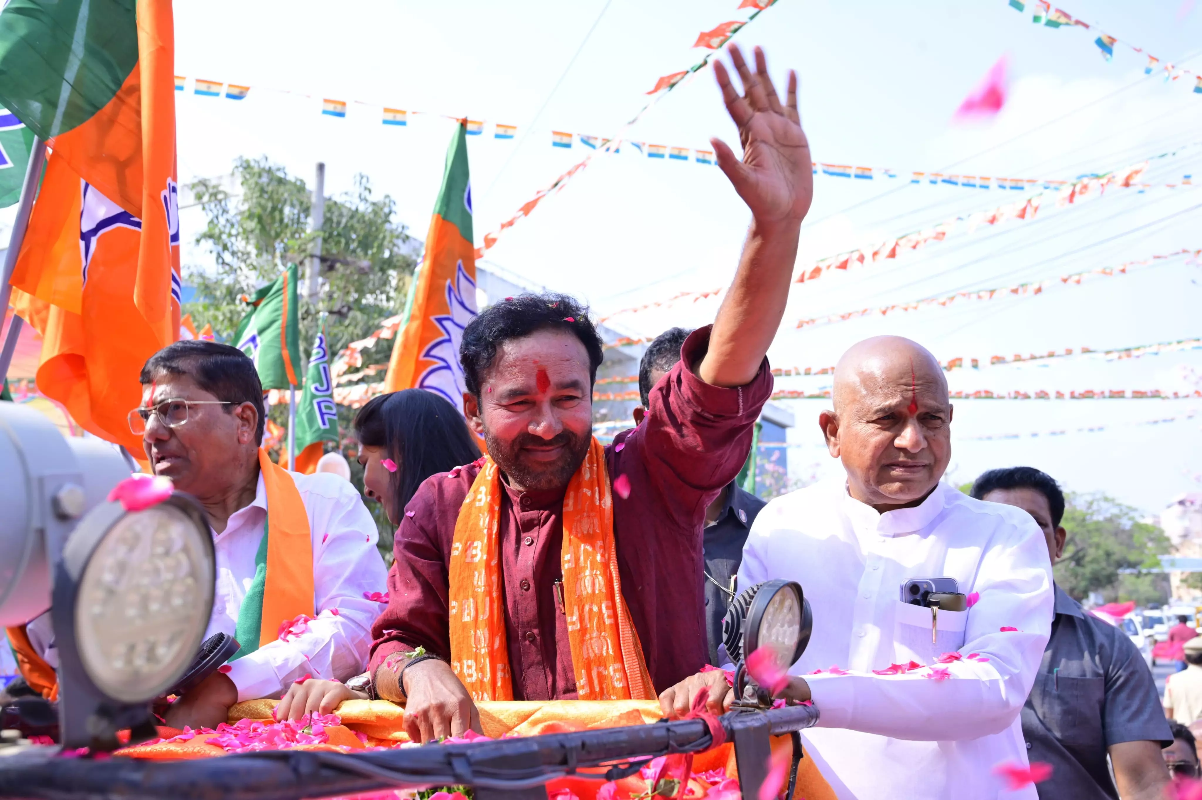 Pakistan and China conspiring to defeat Modi: Kishan Reddy