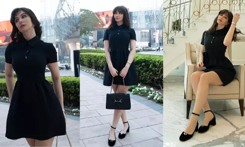 Giorgia Andriani Gives Timeless Vibe In This Dior Polo Dress That Cost A Whopping Amount Rs. 5 lakh