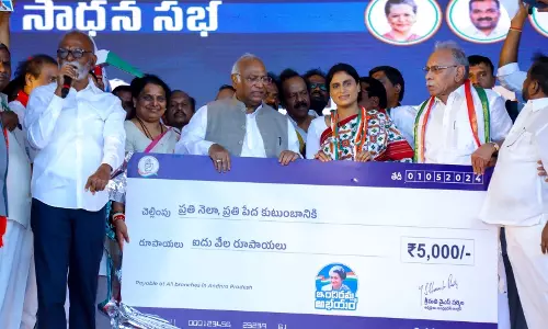 Congress Promises Rs 5000 as Dole Per Month for Each Poor Family in AP