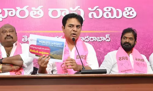I wasnt Irrigation Minister: KTR on Medigadda Problems
