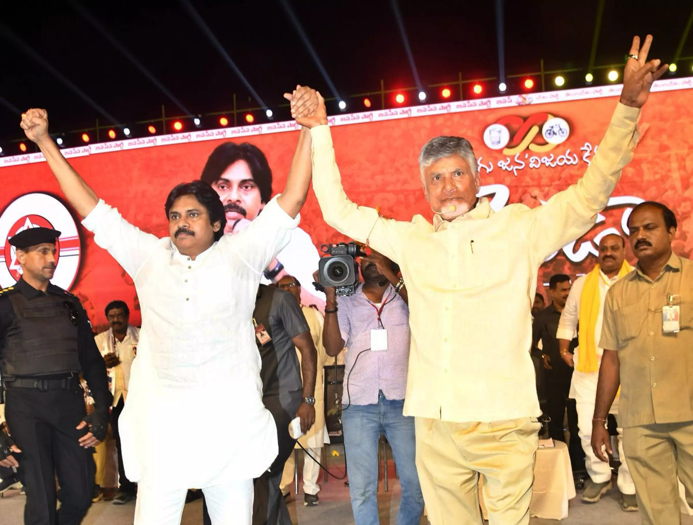 TD-JS alliance will win, declare Naidu and Pawan