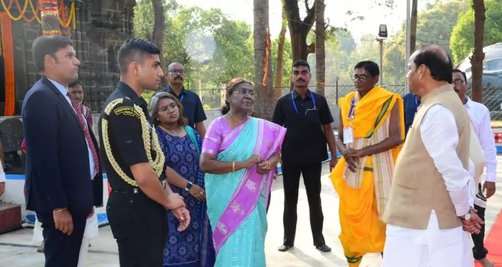 President Murmu arrives in Odisha on a 4-day visit