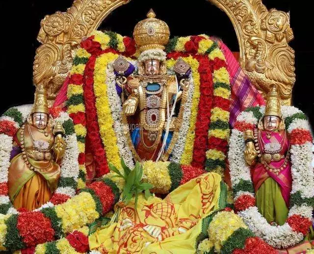 Annual Brahmotsavams commence at Srinivasa Mangapuram temple Annual Brahmotsavams commence at Srinivasa Mangapuram temple