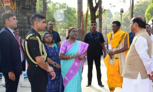 President Murmu arrives in Odisha on a 4-day visit