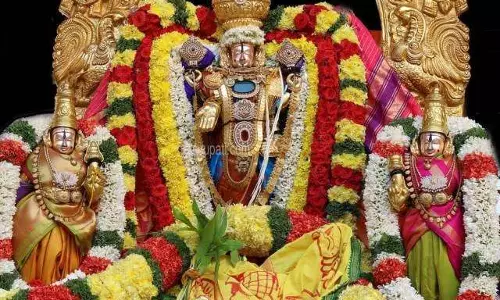Annual Brahmotsavams commence at Srinivasa Mangapuram temple