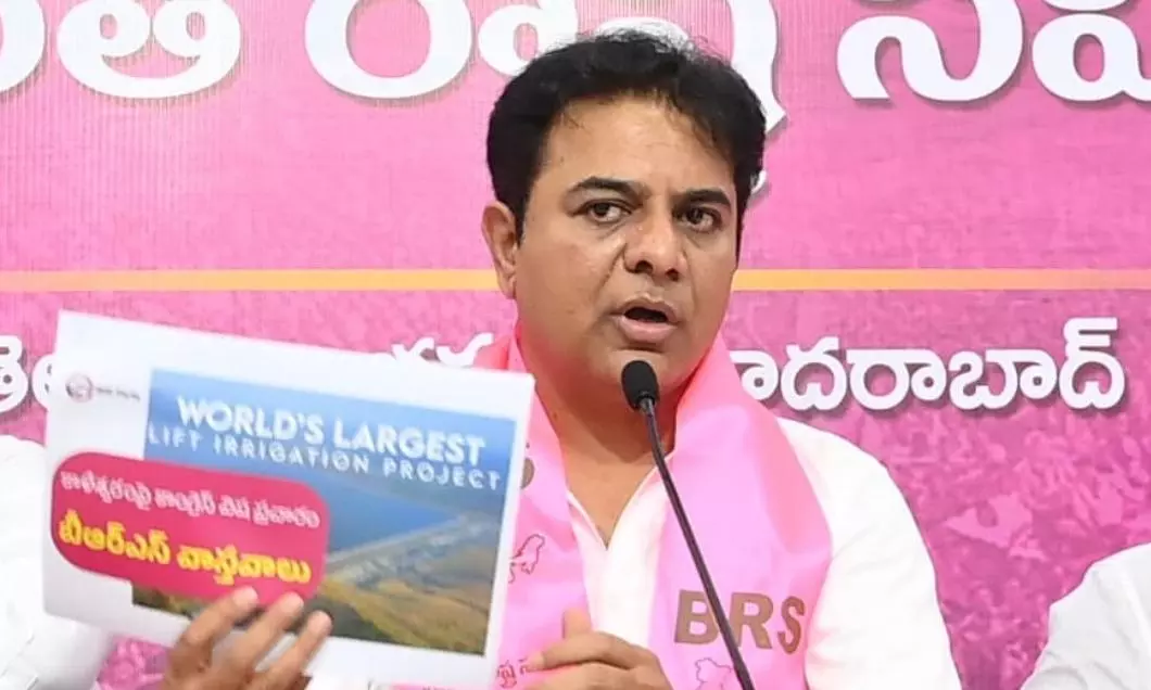 Medigadda row: KTR brazens it out, standing at leaking barrage
