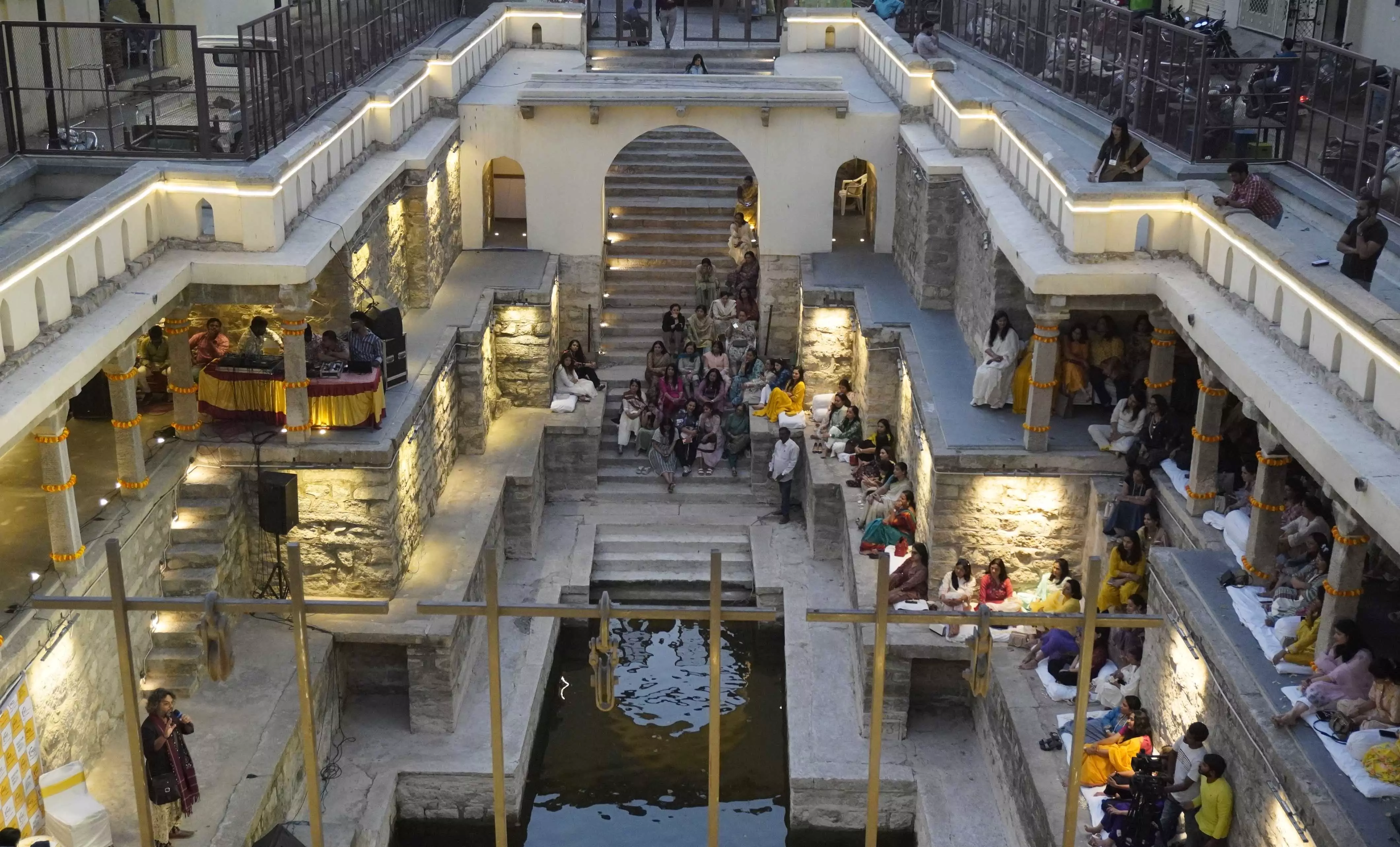 FLO Organises a Unique Program at Bansilalpet Step Well