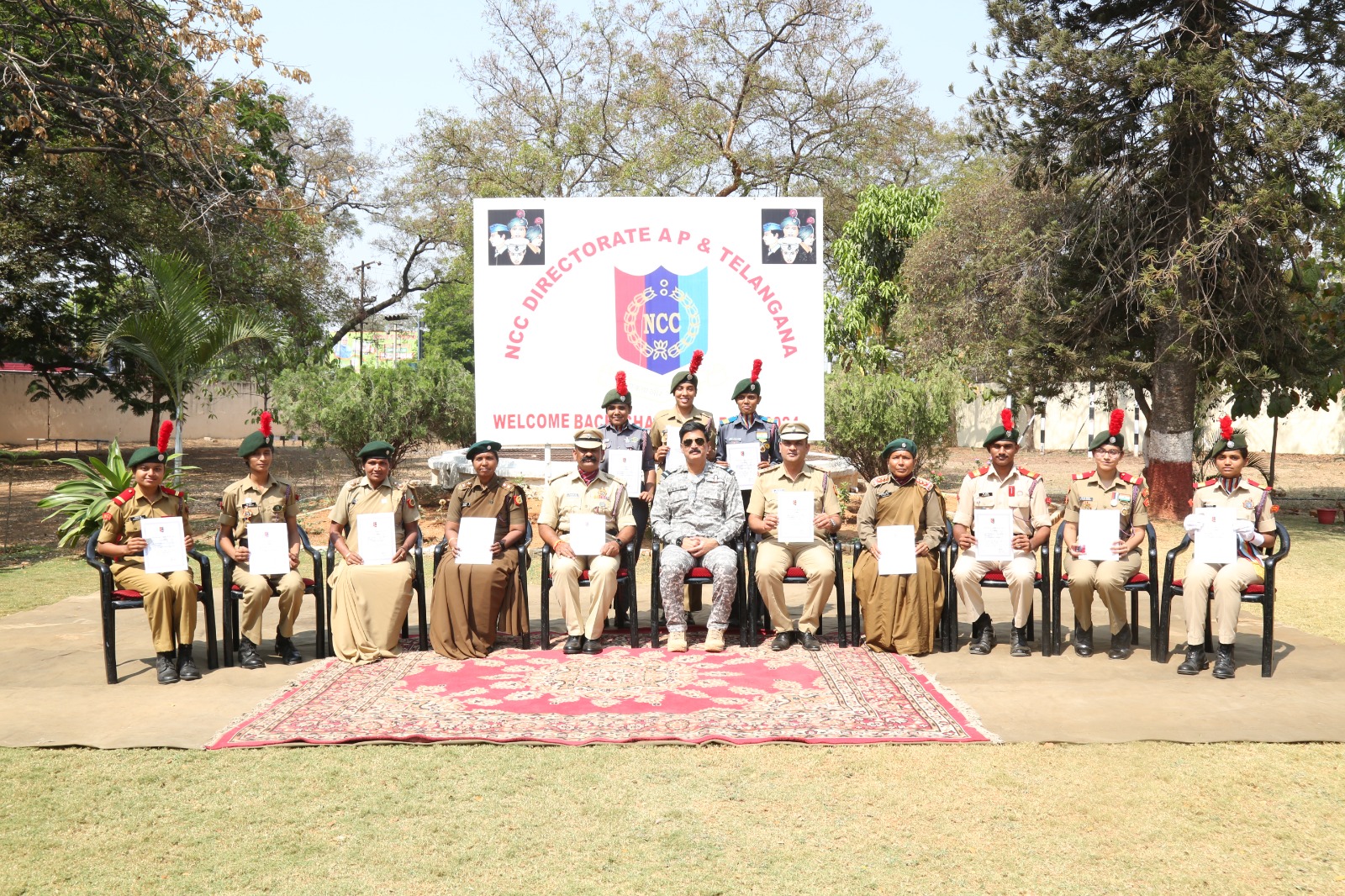 Ncc Instructor NCC Director Honors Outstanding Cadets and Instructors