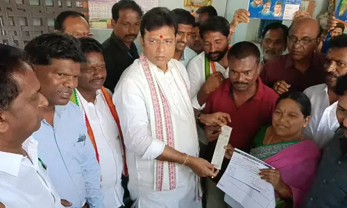 Sridhar Babu Distributes Zero Bills to Free Power Beneficiaries