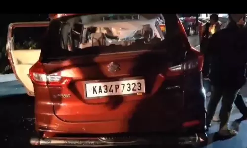 Telangana: Five from Karnataka die as car hits a tree