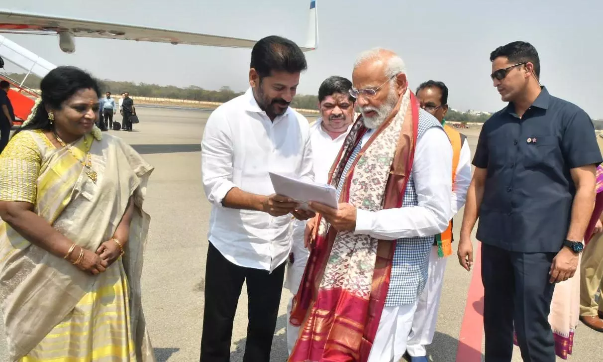 CM Revanth Reddy sees off Modi with wish list on 11 issues