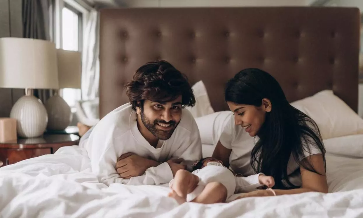 Sharwanand-Rakshitha Reveal Daughters First Pics Out