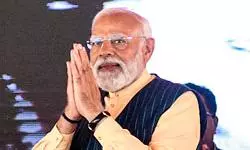 Prime Minister Counters Opposition’s Pariwar Remark at a Public Meeting.