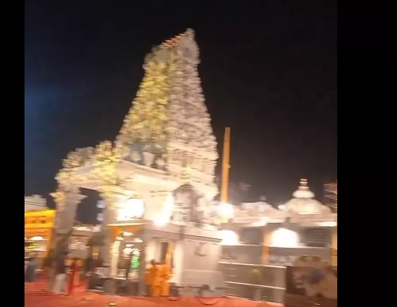 New Grand Balaji Temple Rises Near Bhongir New Grand Balaji Temple Rises Near Bhongir