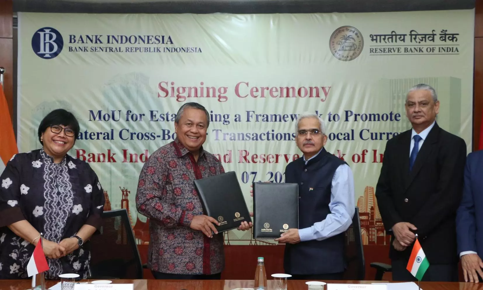 RBI, Bank Indonesia Sign MoU to Promote Their Currencies for Cross Border Transactions