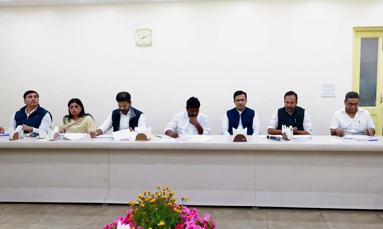 Revanth attends Congress CEC meet, 1st list for LS polls likely today Revanth attends Congress CEC meet, 1st list for LS polls likely today