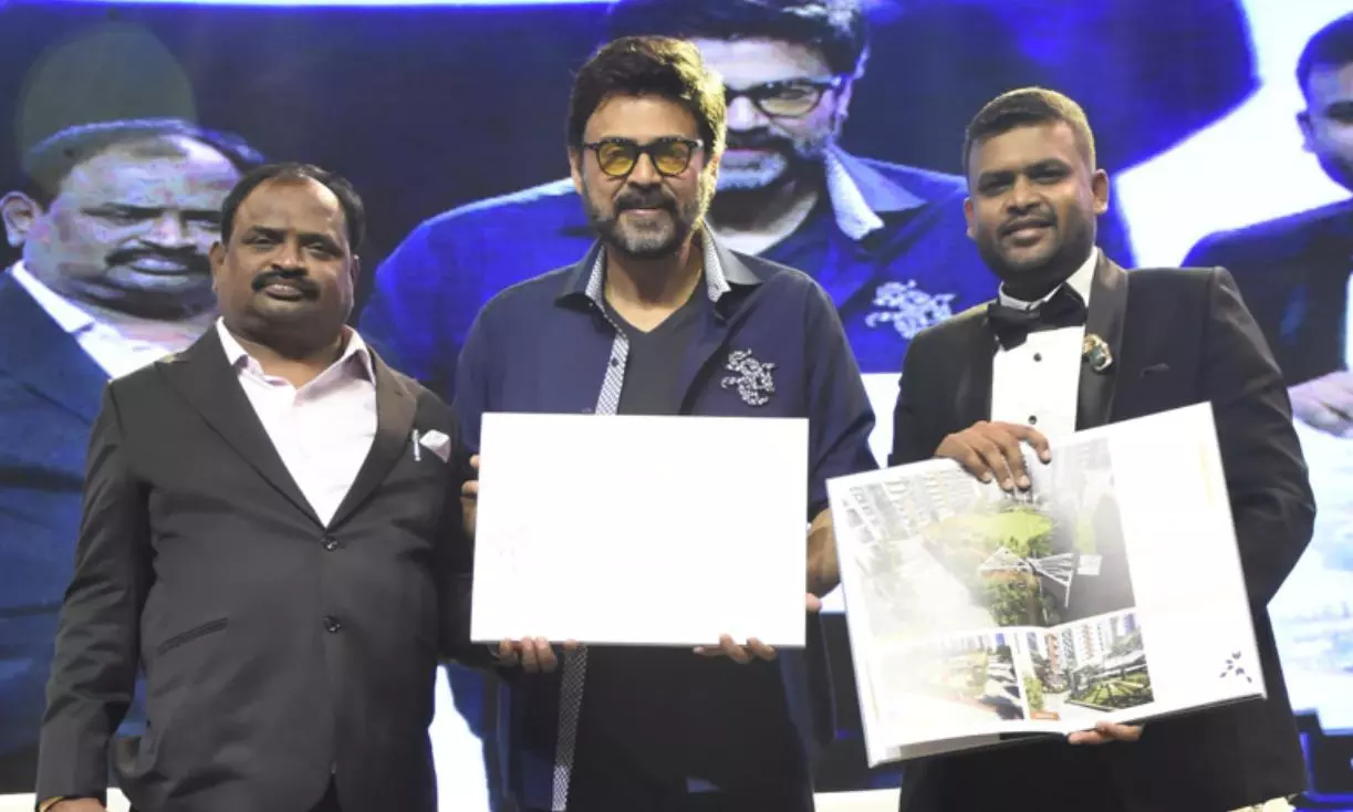 Tollywood Actor Venkatesh Launches Vasavi Groups Projects