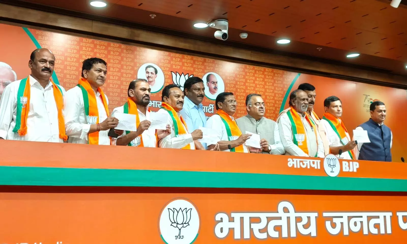 Two Former BRS MPs Join BJP