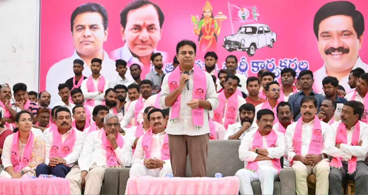 BRS Fight Breaks Out as KTR Watches