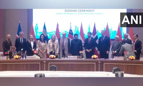 India signs free trade agreement with European Free Trade Association India signs free trade agreement with European Free Trade Association