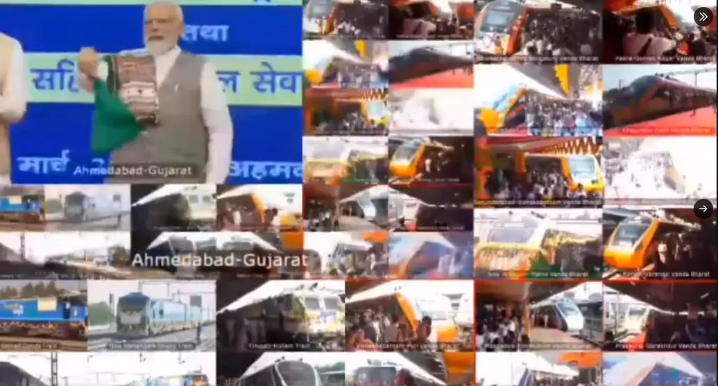 PM Modi Launches Secunderabad-Vizag Vande Bharat Express PM Modi Launches Secunderabad-Vizag Vande Bharat Express