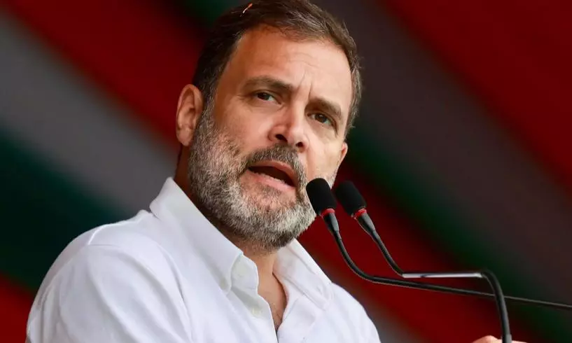 Tribals Original Owners Stripped of Land: Rahul Tribals Original Owners Stripped of Land: Rahul