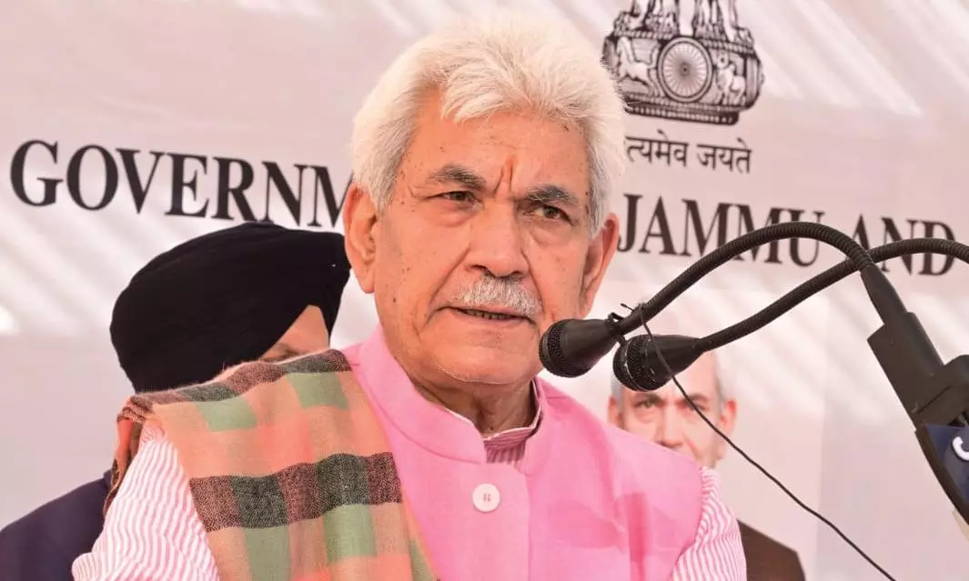 L-G Manoj Sinha Hails PM for Revolutionising Rail Infrastructure, Connectivity in J&K