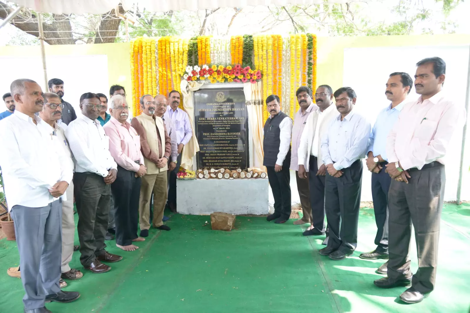 Osmania University Launches Foundation Bhavan Osmania University Launches Foundation Bhavan
