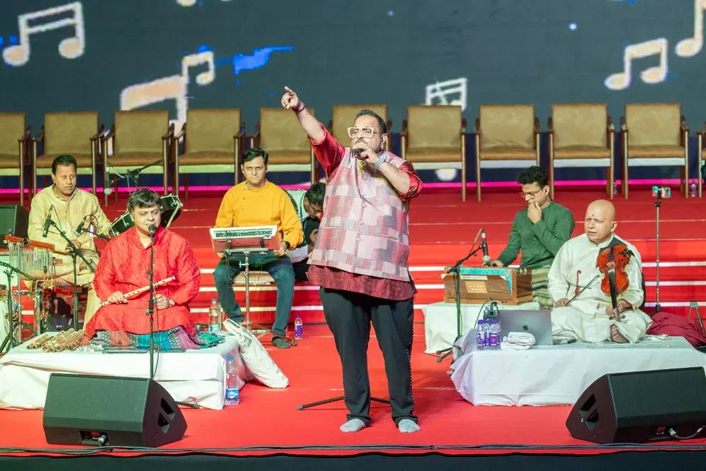 Music is the Highest form of Meditation, says Shankar Mahadevan Music is the Highest form of Meditation, says Shankar Mahadevan