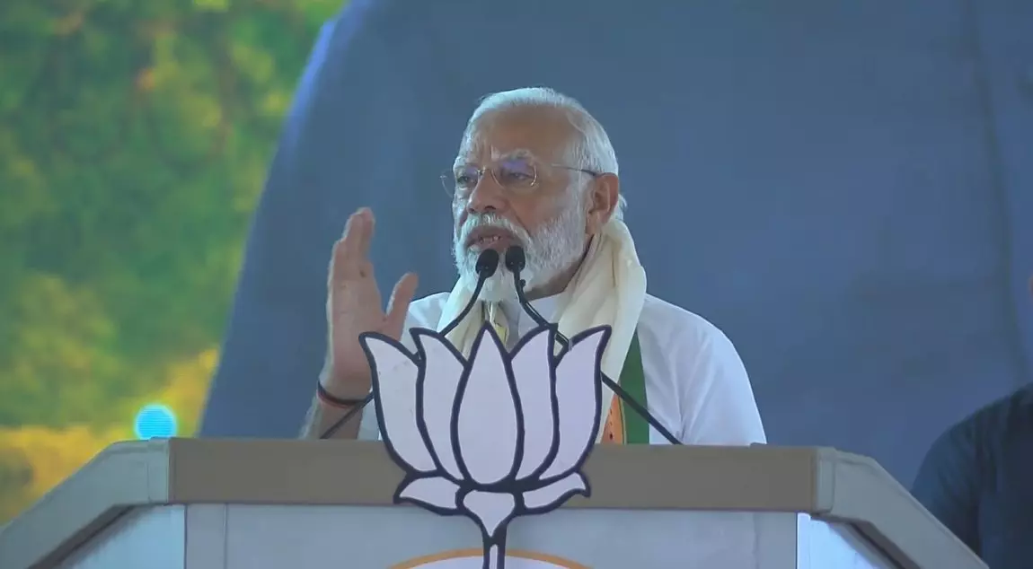 Modi Calls Congress, DMK Two Sides of the Same Coin