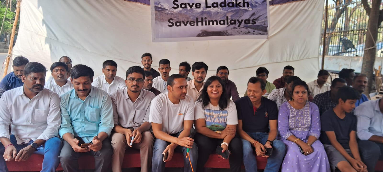 Hyderabadis Climate Fast in Solidarity with Ladakhi Cause Hyderabadis Climate Fast in Solidarity with Ladakhi Cause