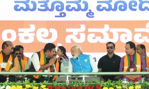 PM Modi Launches Karnataka Campaign, Slams Congress PM Modi Launches Karnataka Campaign, Slams Congress