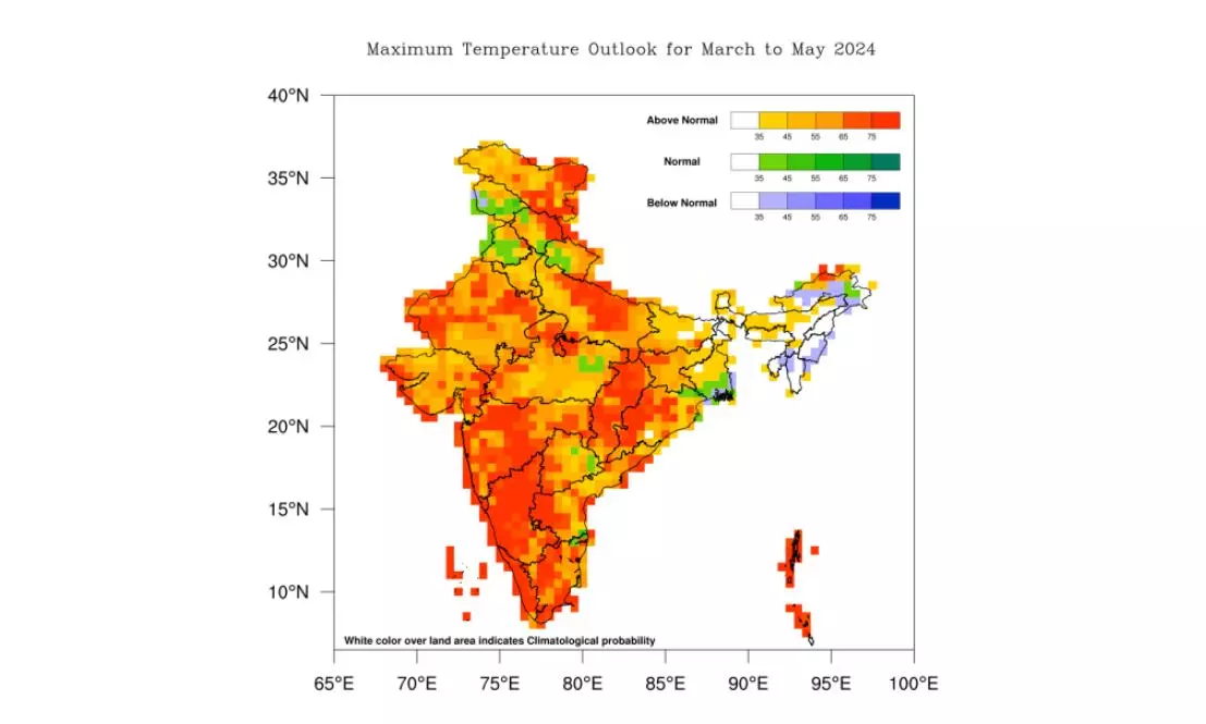 Summer 2023 temperature higher by 0.5ºC in Telangana, many states