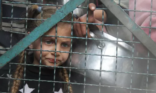 Israeli military raids Gazas main hospital, claiming Hamas is using it as a base