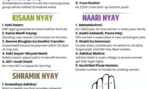 Paanch Nyay, Pachees Guarantee Announced In Bharat Nyay Yatra Is Congress Core Electoral Strategy