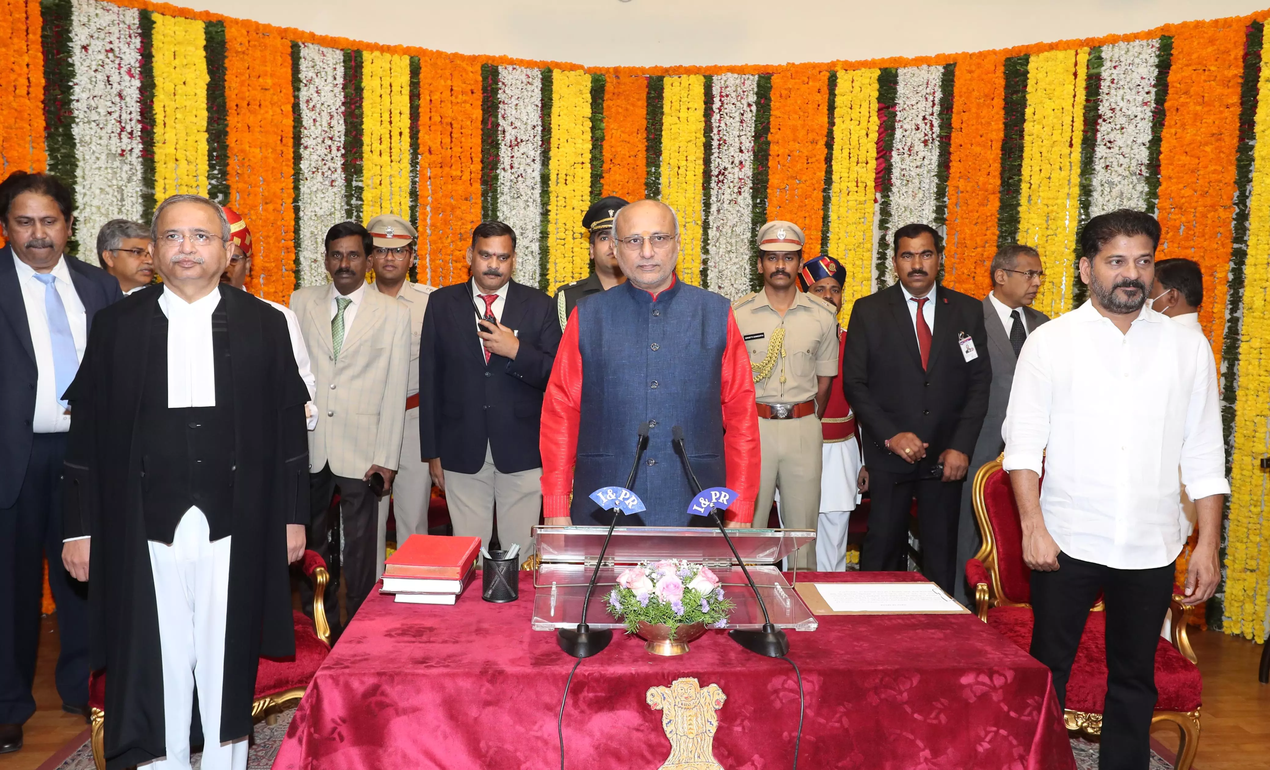 CP Radhakrishnan sworn-in as new Governor of Telangana