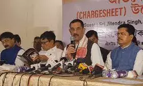 Congress Led UOFA Releases Chargesheet Against BJP Govt, Claims To Win Majority Of Assam LS Seats